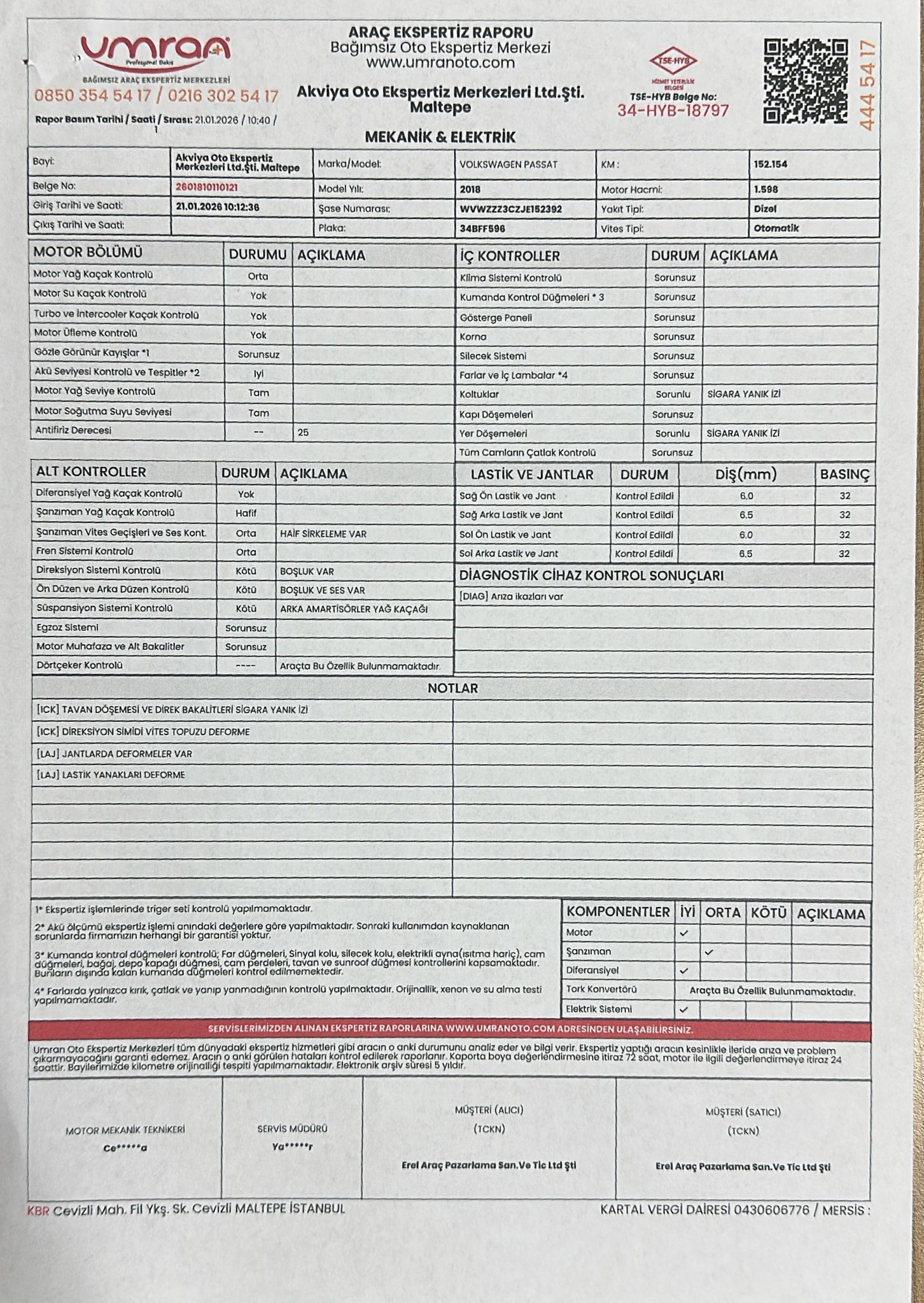 EREL 2.EL'DEN 2018 VW PASSAT 1.6 TDI 120PS COMFORTLİNE DSG